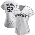 Women's No.52 Dugan Darnell Colorado Rockies White Authentic Home Jersey